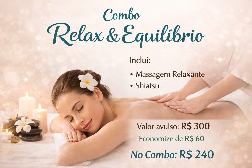 Combo 2 🪷 Relax & Equilíbrio  