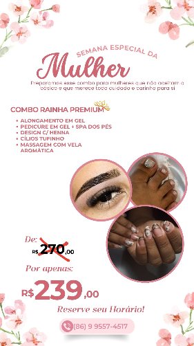 COMBO RAINHA PREMIUM 👑